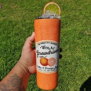 Screwdriver Orage Juice Vodka Tumbler